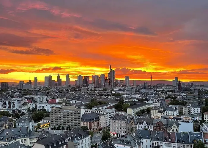 Apartament Luxus Mit Skyline View. Frankfurt nad Menem